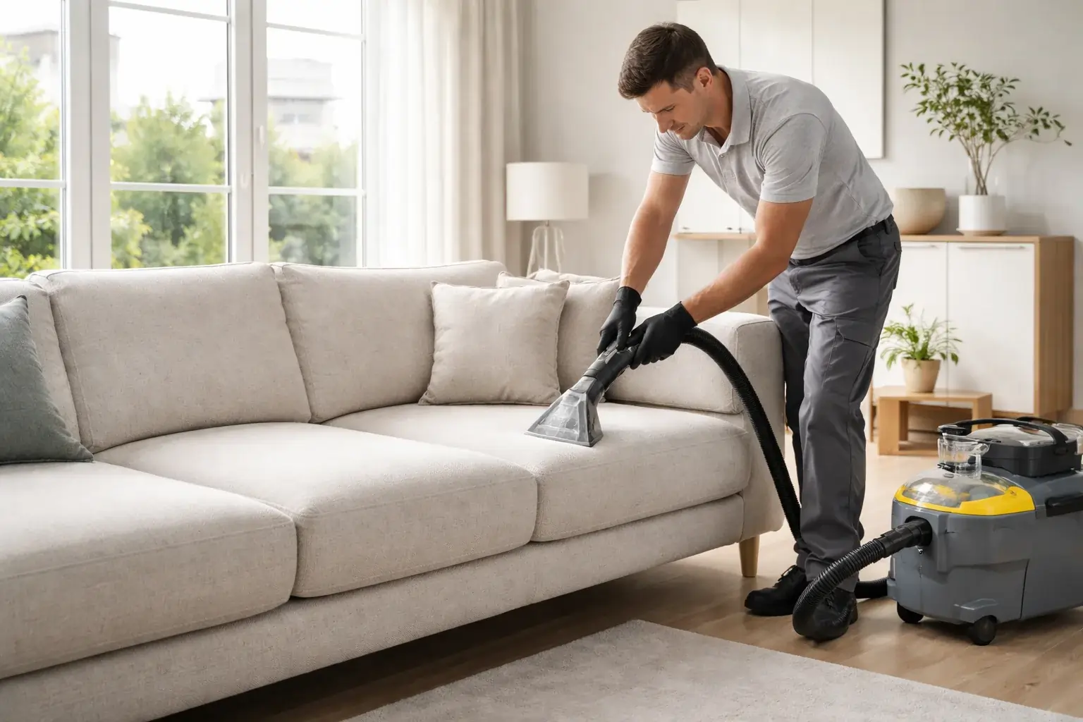 Polsterreinigung in Zürich – professionelle Reinigung vor Ort